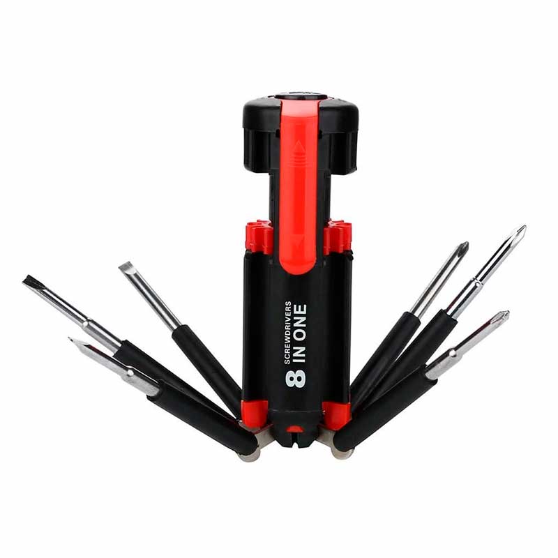 ScrewPro - Ferramenta 8 em 1 Com Iluminação e Lanterna Substitua Todas Suas Chaves Por Uma