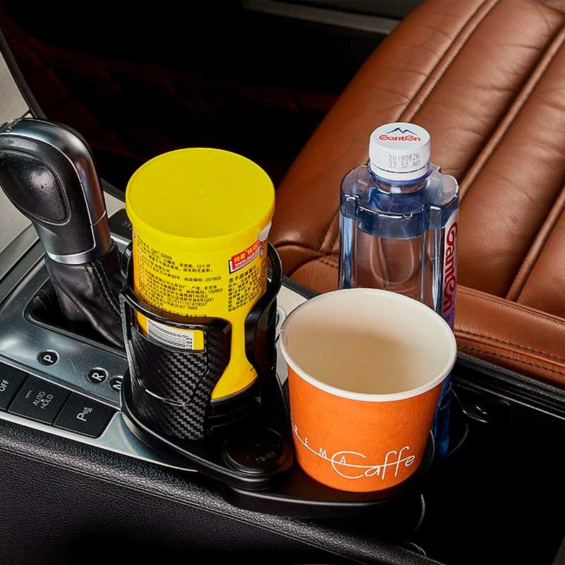Suporte e Organizador Para Copos De Carro Multifuncional