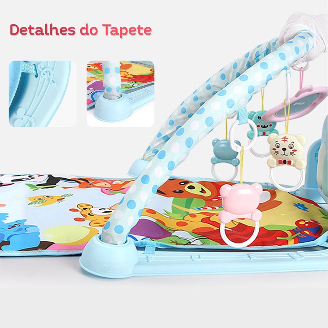 Tapete Interativo Bebê Com Piano / Tapete De Atividades Musicais